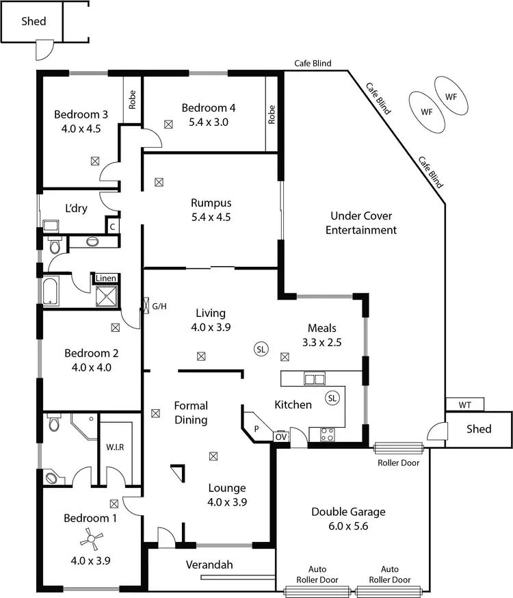 Floorplan of Homely house listing, 31 New Hampshire Drive, Parafield Gardens SA 5107
