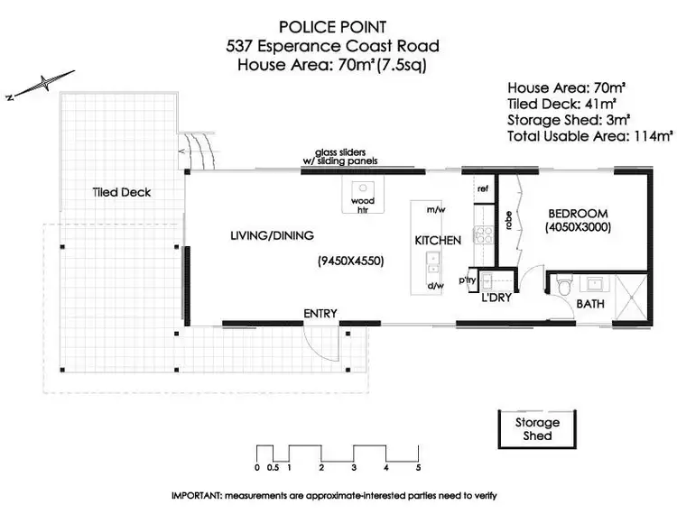 Floorplan of Homely house listing, 537 Esperance Coast Road, Police Point TAS 7116