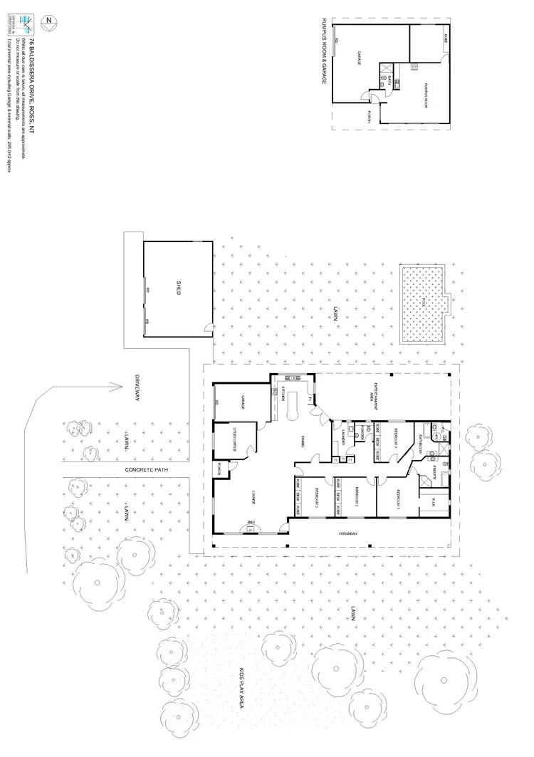 Floorplan of Homely rural property listing, 76 Baldissera Drive, Ross NT 873