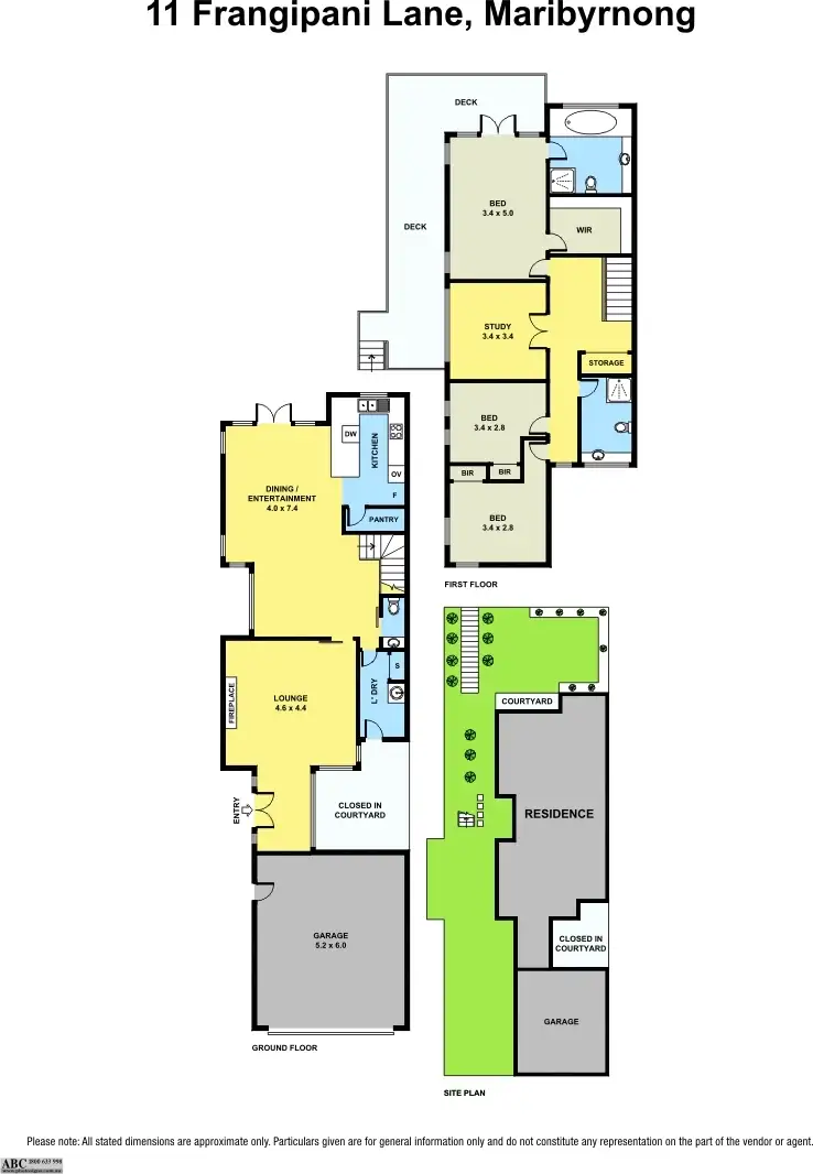 Floorplan of Homely townhouse listing, 11 Frangipani Lane, Maribyrnong VIC 3032