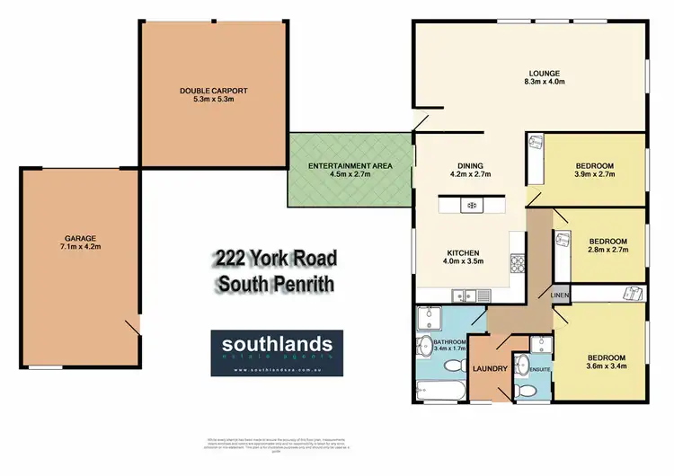 Floorplan of Homely house listing, 222 York Road, South Penrith NSW 2750