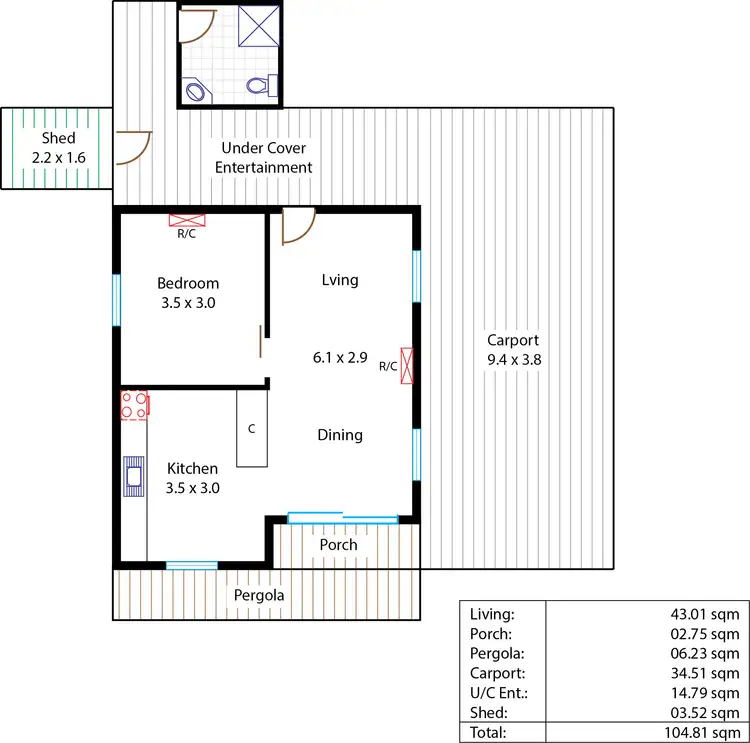Floorplan of Homely house listing, Site 19 Andrews Road, Penfield SA 5121