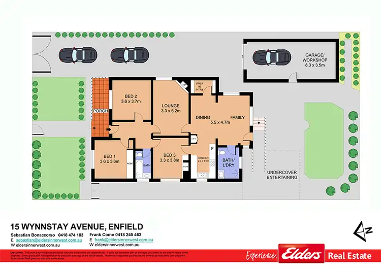 Floorplan of Homely house listing, 15 Wynnstay Avenue, Enfield NSW 2136