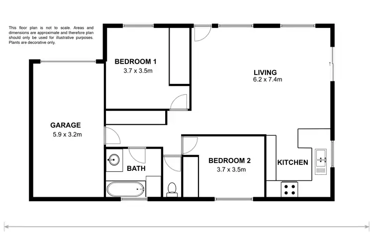 Floorplan of Homely house listing, 2/6 Butler Street, Brighton TAS 7030