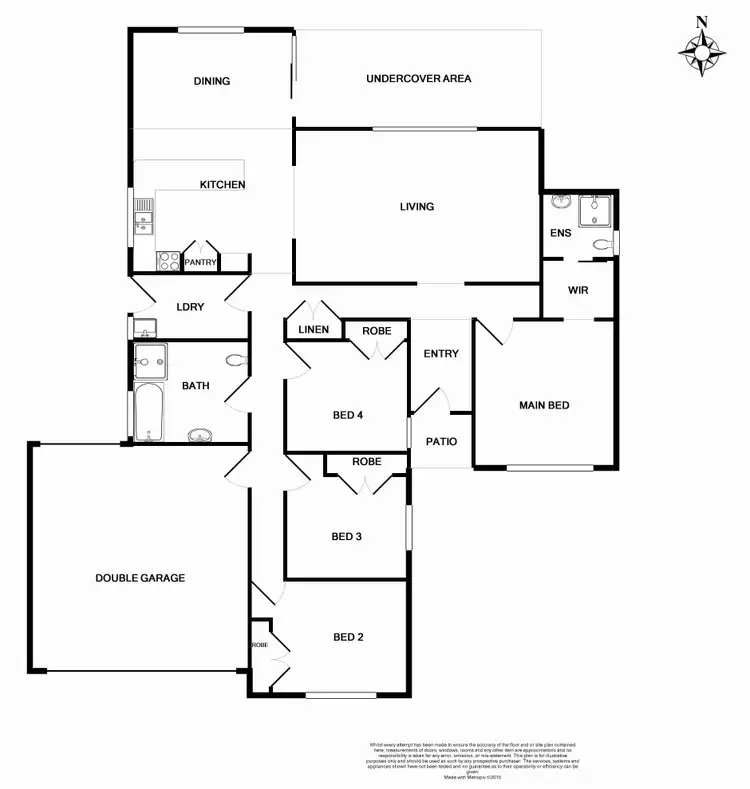 Floorplan of Homely house listing, 6 Diamond Circuit, Rutherford NSW 2320