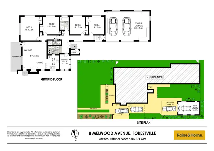 Floorplan of Homely house listing, 8 Melwood Avenue, Forestville NSW 2087