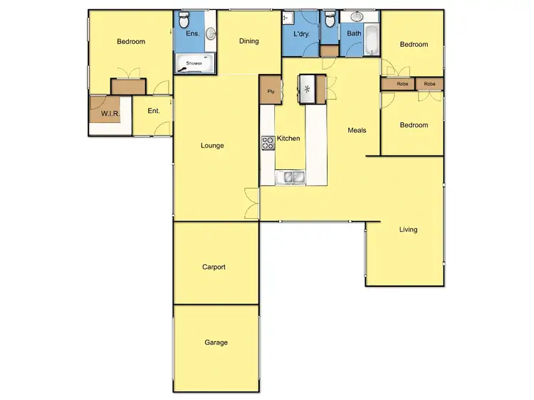 Floorplan of Homely house listing, 17 Crestmoor Drive, Highton VIC 3216