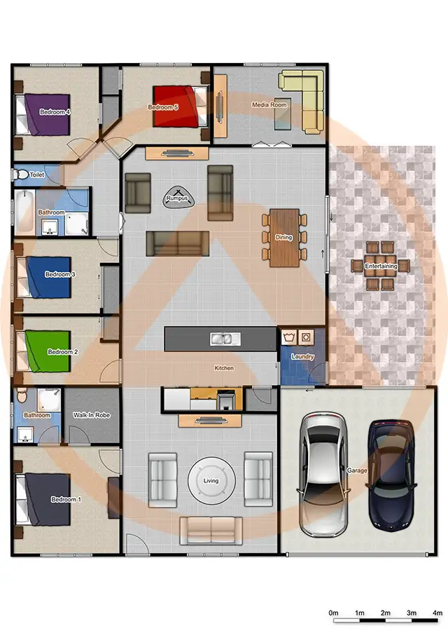 Floorplan of Homely house listing, 9 Vedders Drive, Heritage Park QLD 4118