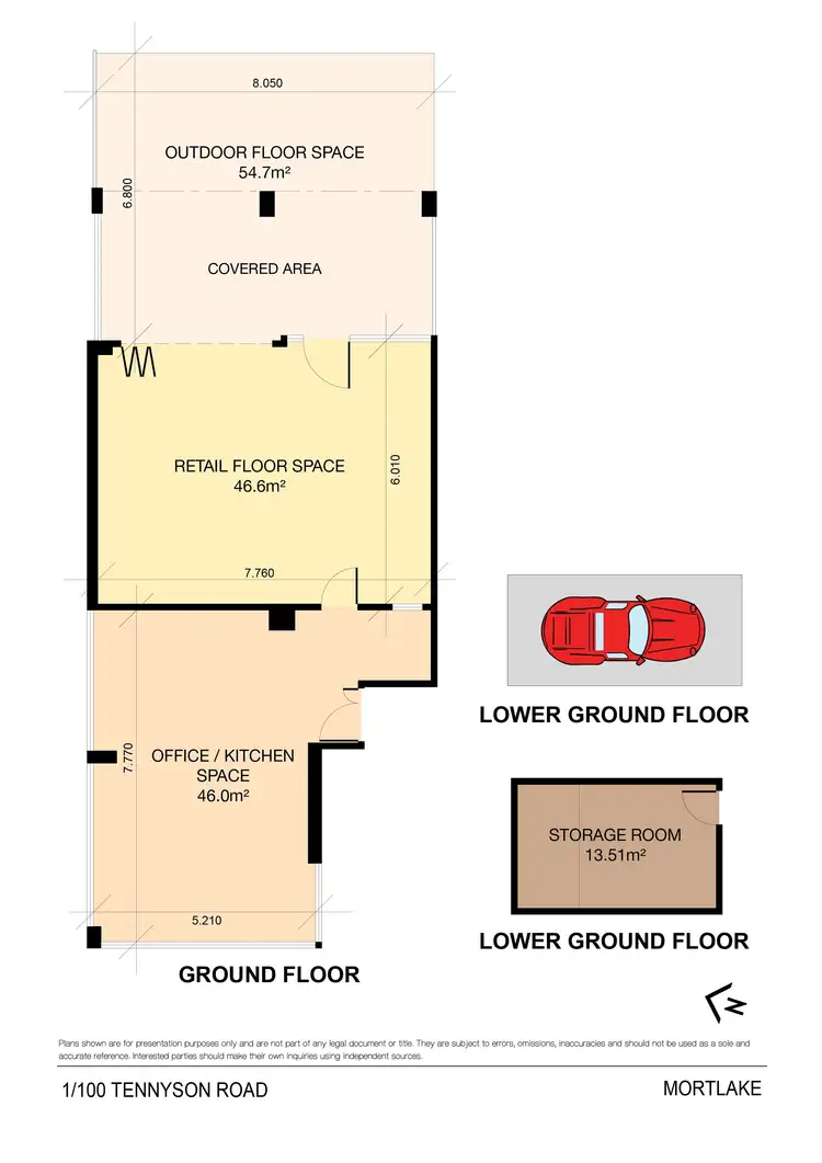 Floorplan of Homely apartment listing, 1/100 Tennyson Road, Mortlake NSW 2137