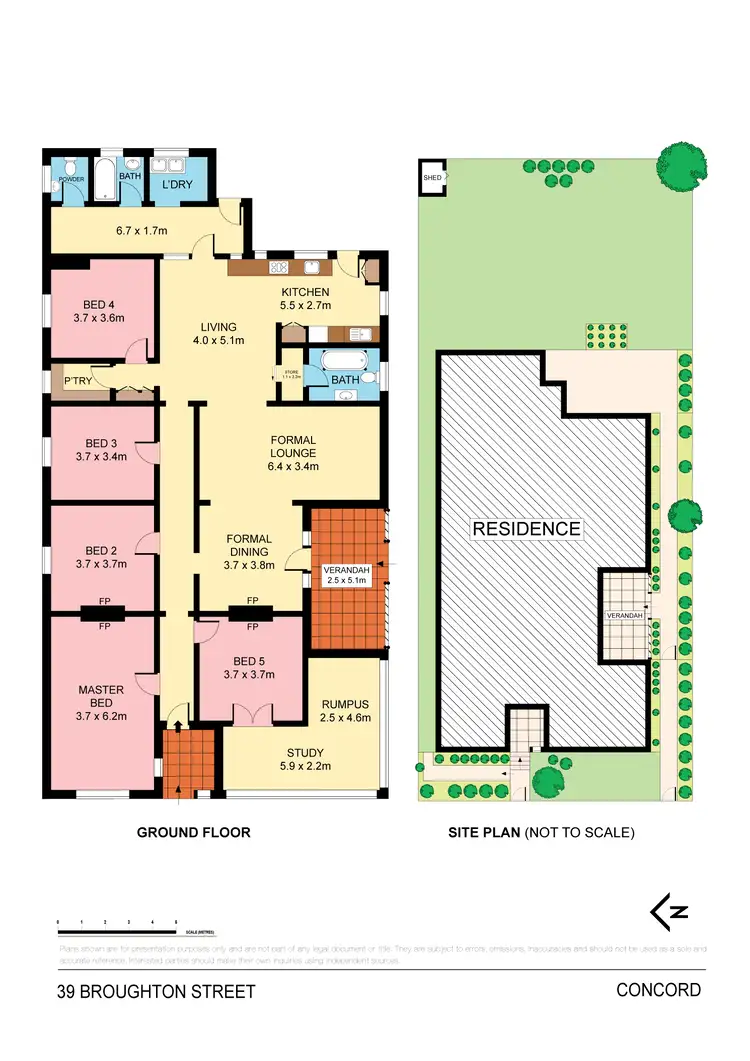 Floorplan of Homely house listing, 39 Broughton Street, Concord NSW 2137