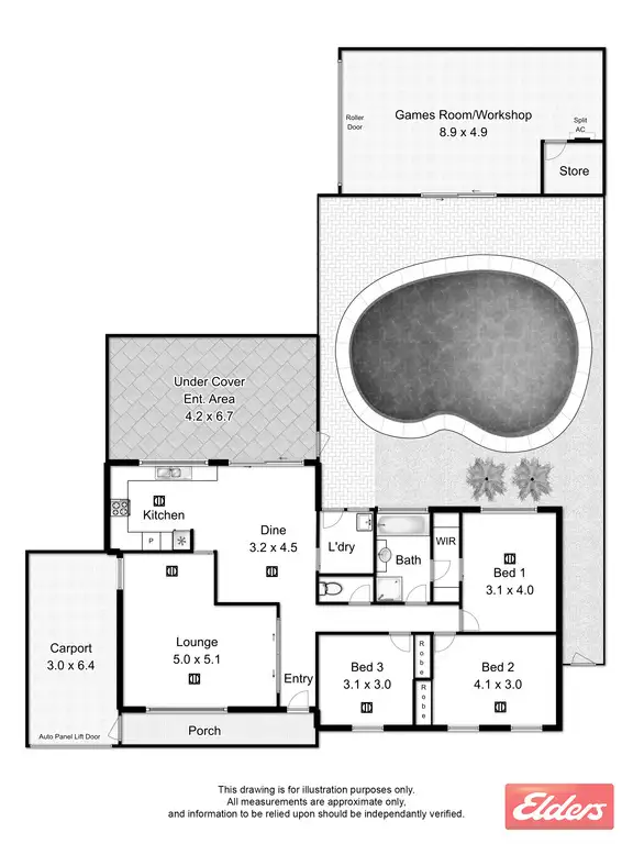 Floorplan of Homely house listing, 11 Merriwa Road, Sheidow Park SA 5158