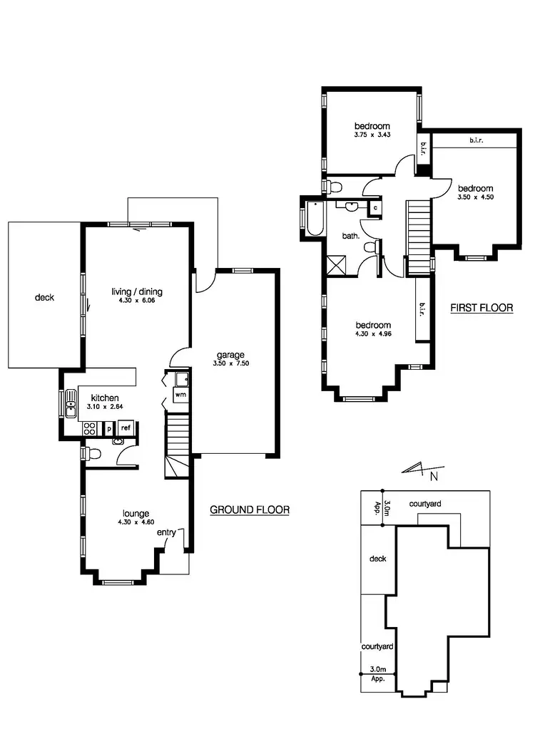 Floorplan of Homely townhouse listing, 14/23-29 Catherine Road, Seabrook VIC 3028