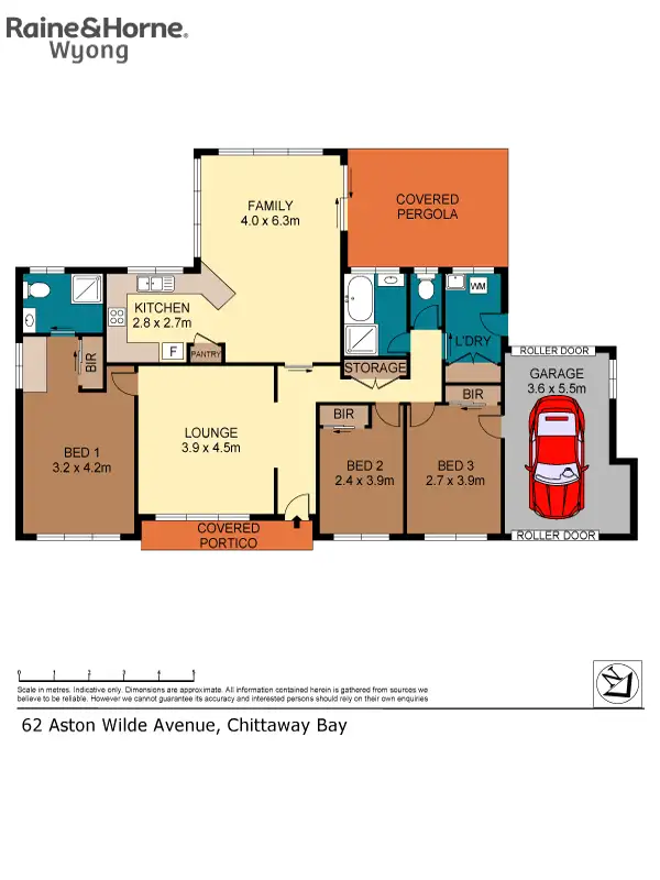 Floorplan of Homely house listing, 62 Aston Wilde Avenue, Chittaway Bay NSW 2261