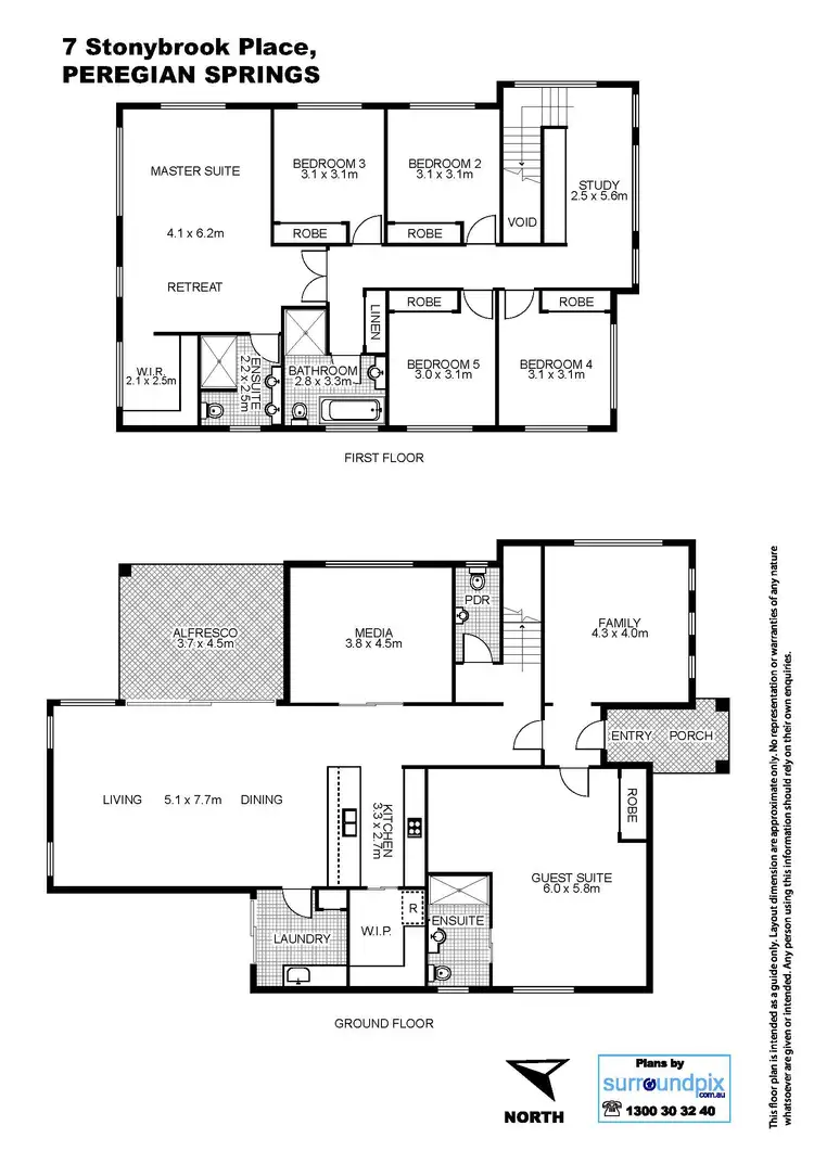 Floorplan of Homely house listing, 7 Stoneybrook Place, Peregian Springs QLD 4573