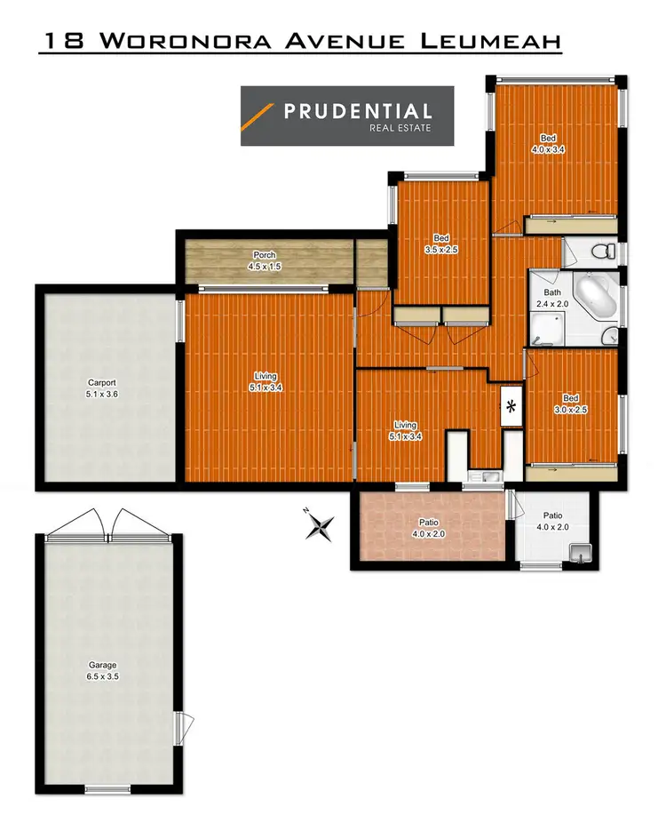 Floorplan of Homely house listing, 18 Woronora Avenue, Leumeah NSW 2560