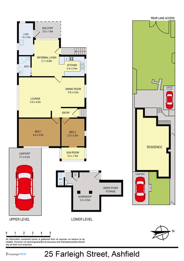 Floorplan of Homely house listing, 25 Farleigh St, Ashfield NSW 2131