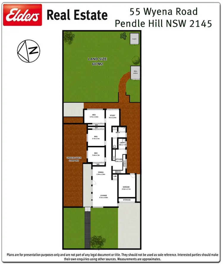 Floorplan of Homely house listing, 55 Wyena Road, Pendle Hill NSW 2145