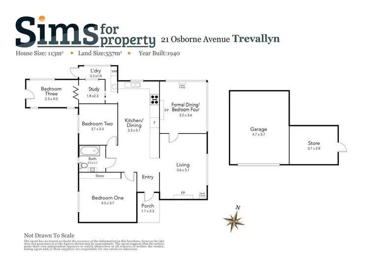 Floorplan of Homely house listing, 21 Osborne Avenue, Trevallyn TAS 7250