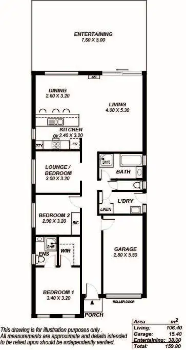 Floorplan of Homely house listing, 40a Wheatsheaf Road, Morphett Vale SA 5162