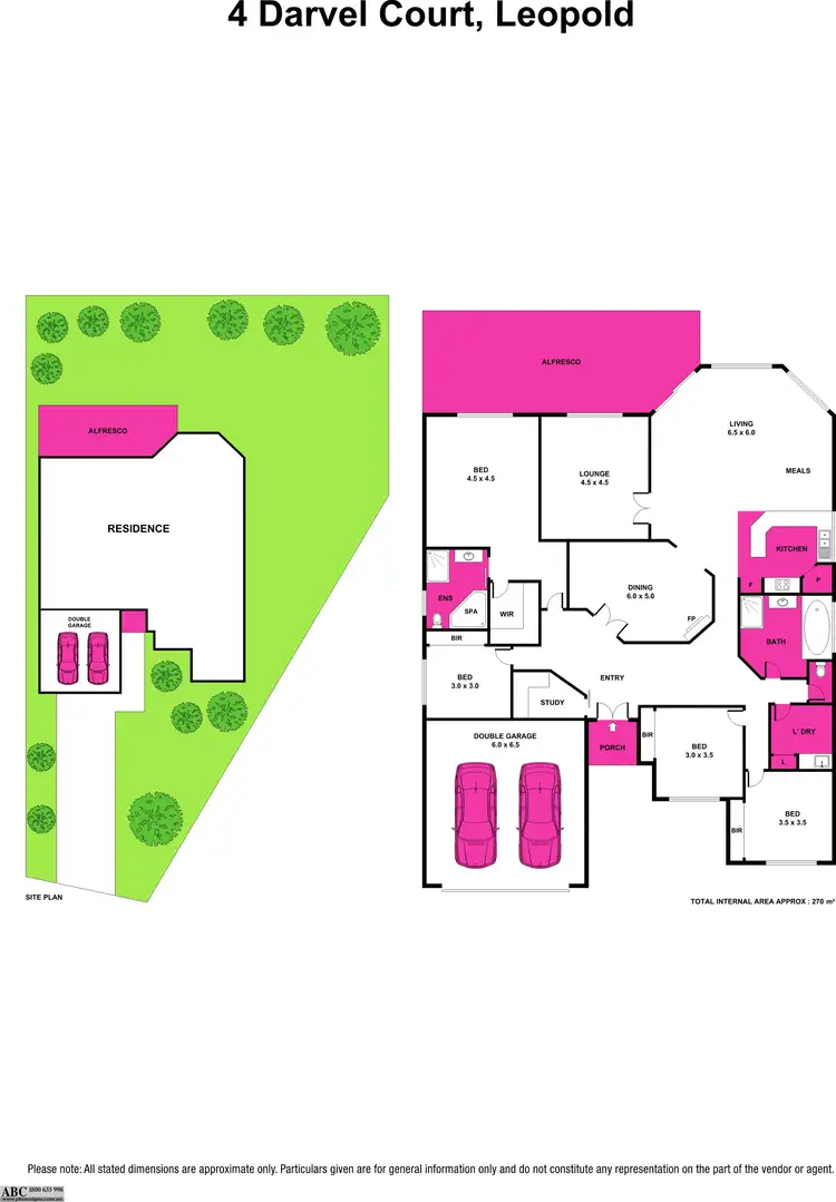 Floorplan of Homely house listing, 4 Darvel Court, Leopold VIC 3224