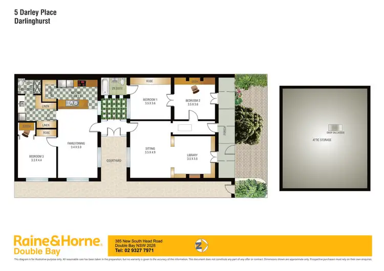 Floorplan of Homely house listing, 5 Darley Place, Darlinghurst NSW 2010