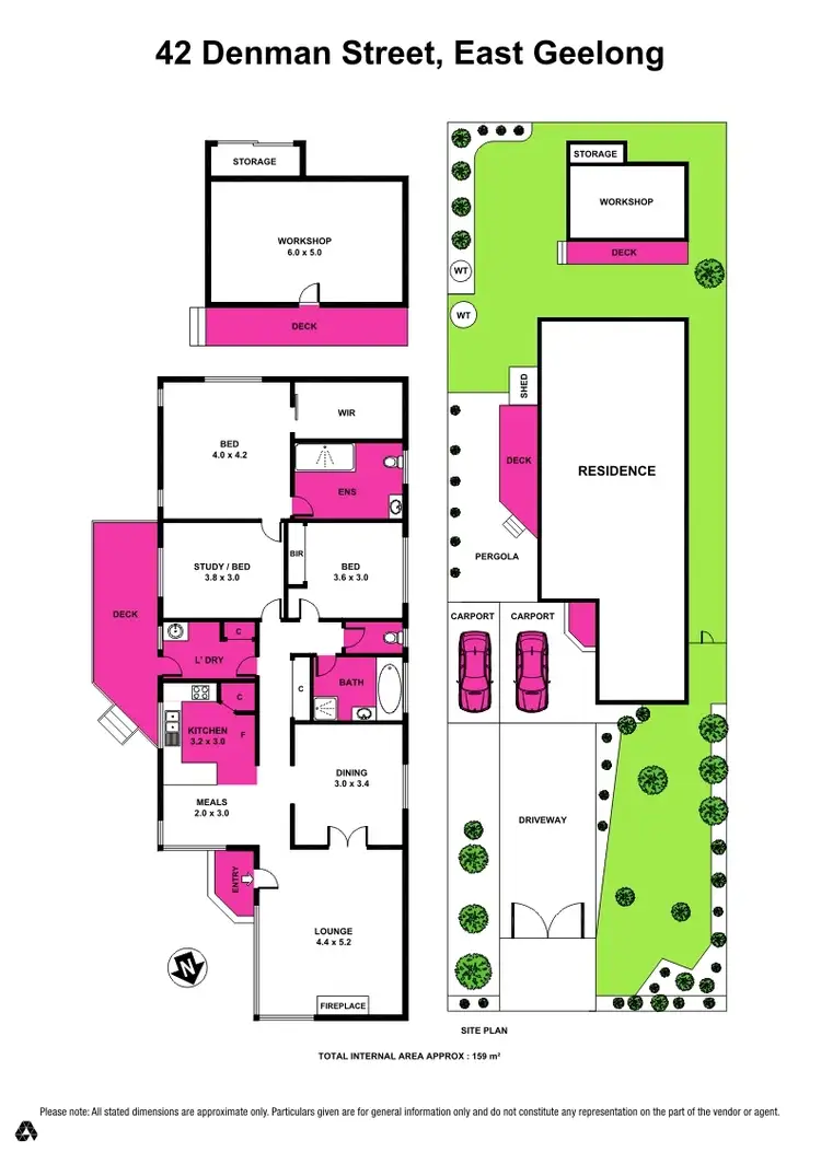 Floorplan of Homely house listing, 42 Denman Street, East Geelong VIC 3219