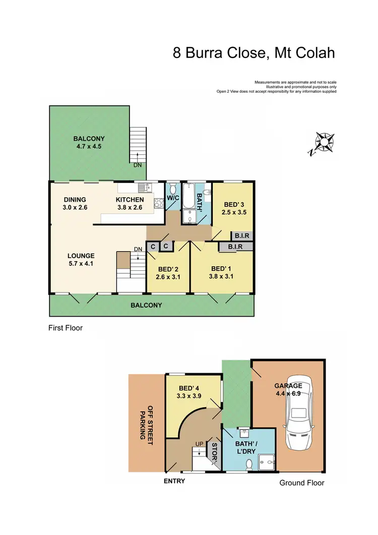 Floorplan of Homely house listing, 8 Burra Close, Mount Colah NSW 2079