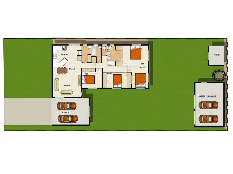 Floorplan of Homely house listing, 11 Wentworth Tce, Boronia Heights QLD 4124