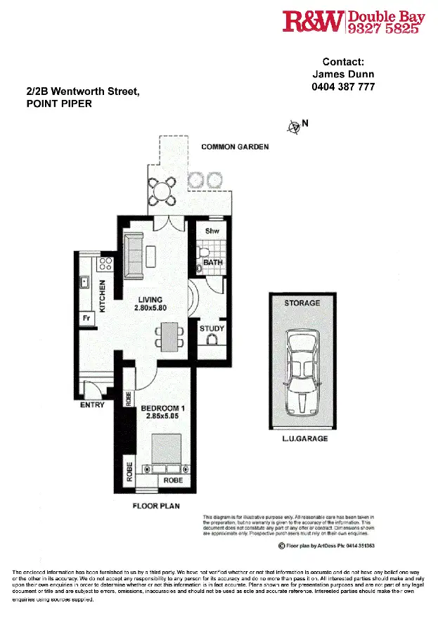 Floorplan of Homely apartment listing, 2/2B Wentworth Street (Aka 17 Wolseley Road), Point Piper NSW 2027
