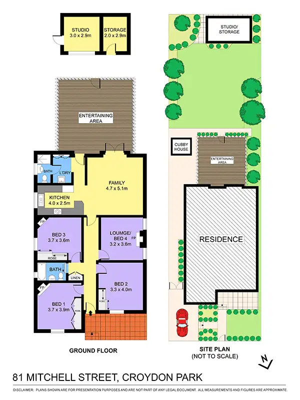 Floorplan of Homely house listing, 81 Mitchell Street, Croydon Park NSW 2133