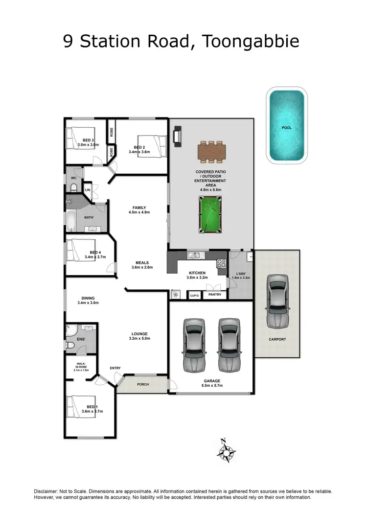 Floorplan of Homely house listing, 9 Station Road, Toongabbie NSW 2146