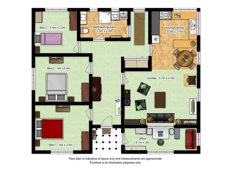 Floorplan of Homely house listing, 1416 Woodsdale Road, Levendale TAS 7120