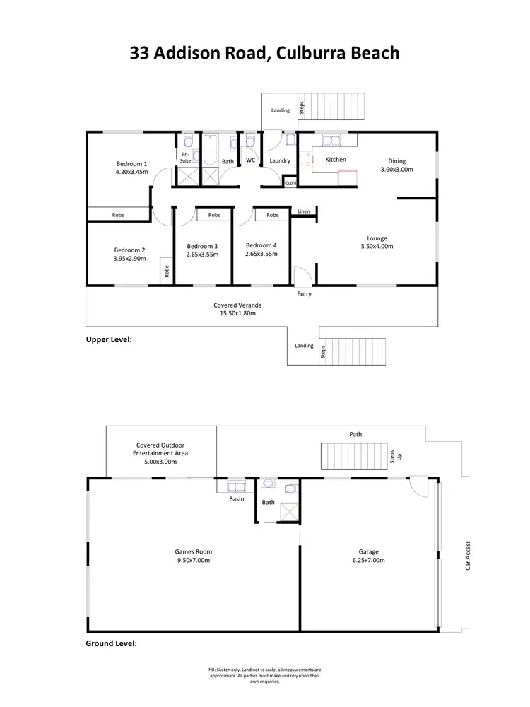 Floorplan of Homely house listing, 33 Addison Road, Culburra Beach NSW 2540