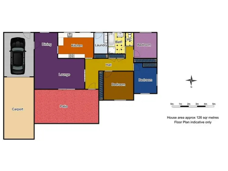 Floorplan of Homely house listing, 5 Goroka Place, Orange NSW 2800