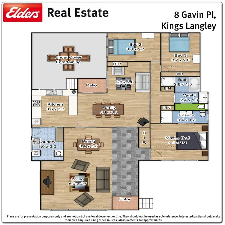 Floorplan of Homely house listing, 8 Gavin Place, Kings Langley NSW 2147