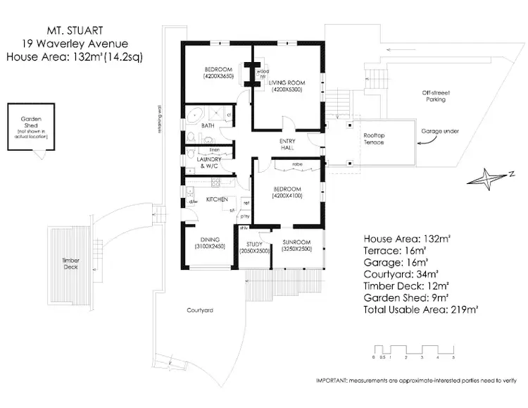Floorplan of Homely house listing, 19 Waverley Avenue, Mount Stuart TAS 7000