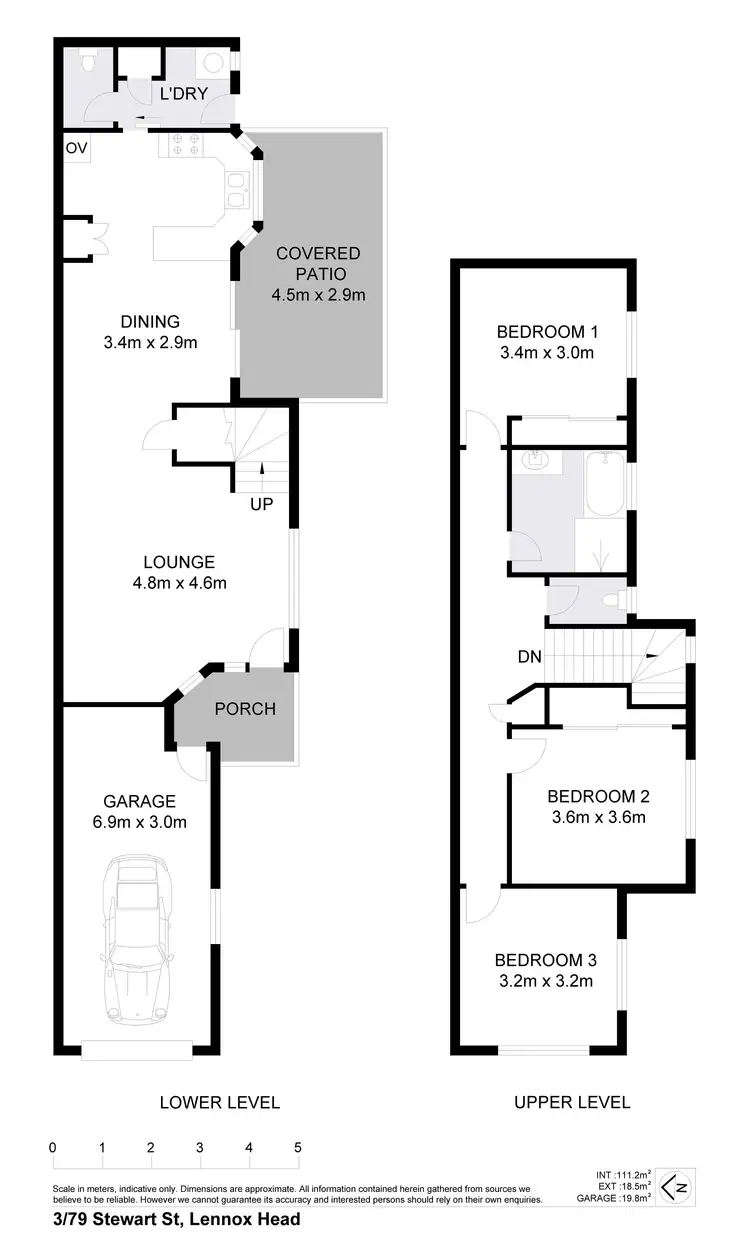 Floorplan of Homely townhouse listing, 3/79 Stewart Street, Lennox Head NSW 2478