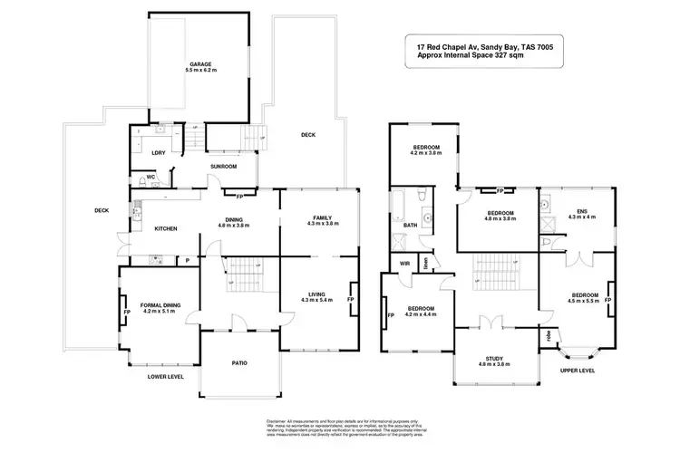 Floorplan of Homely house listing, 17 Red Chapel Avenue, Sandy Bay TAS 7005