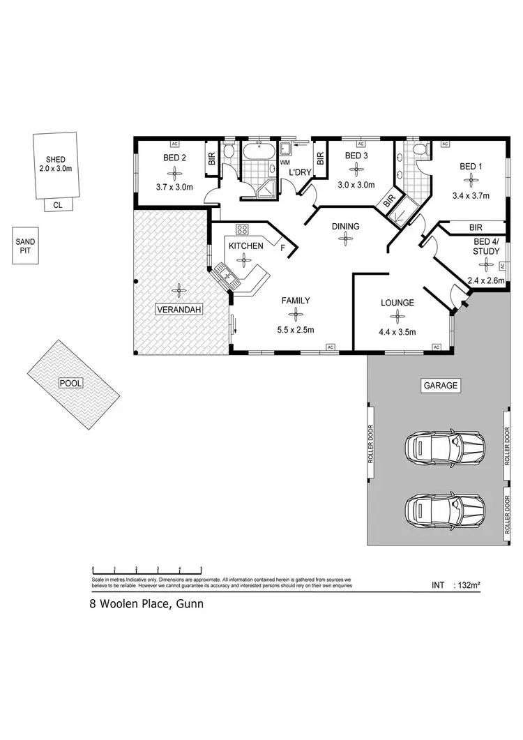 Floorplan of Homely house listing, 8 Woolen Place, Gunn NT 832