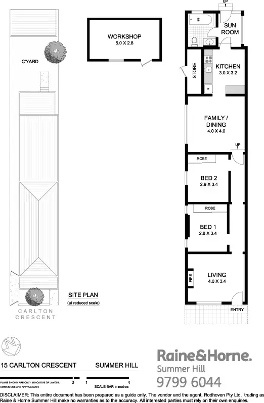 Floorplan of Homely house listing, 15 Carlton Crescent, Summer Hill NSW 2130