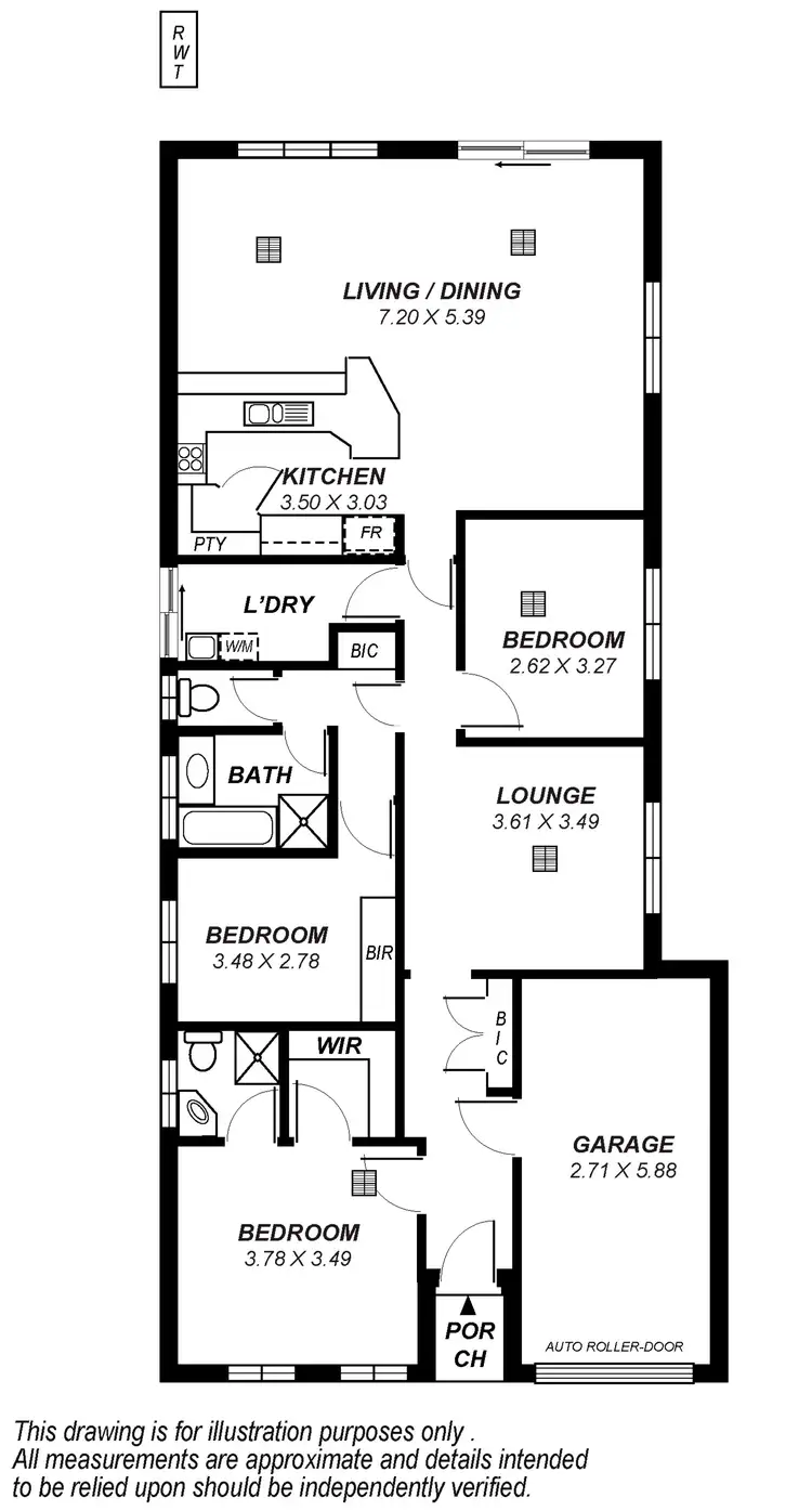 Floorplan of Homely house listing, 3 Lassie Avenue, Windsor Gardens SA 5087