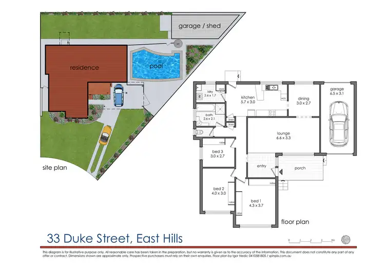 Floorplan of Homely house listing, 33 Duke Street, East Hills NSW 2213