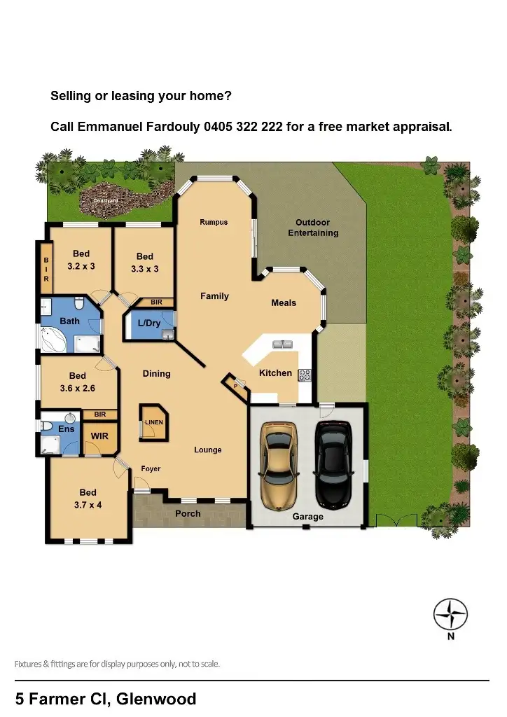 Floorplan of Homely house listing, 5 Farmer Close, Glenwood NSW 2768