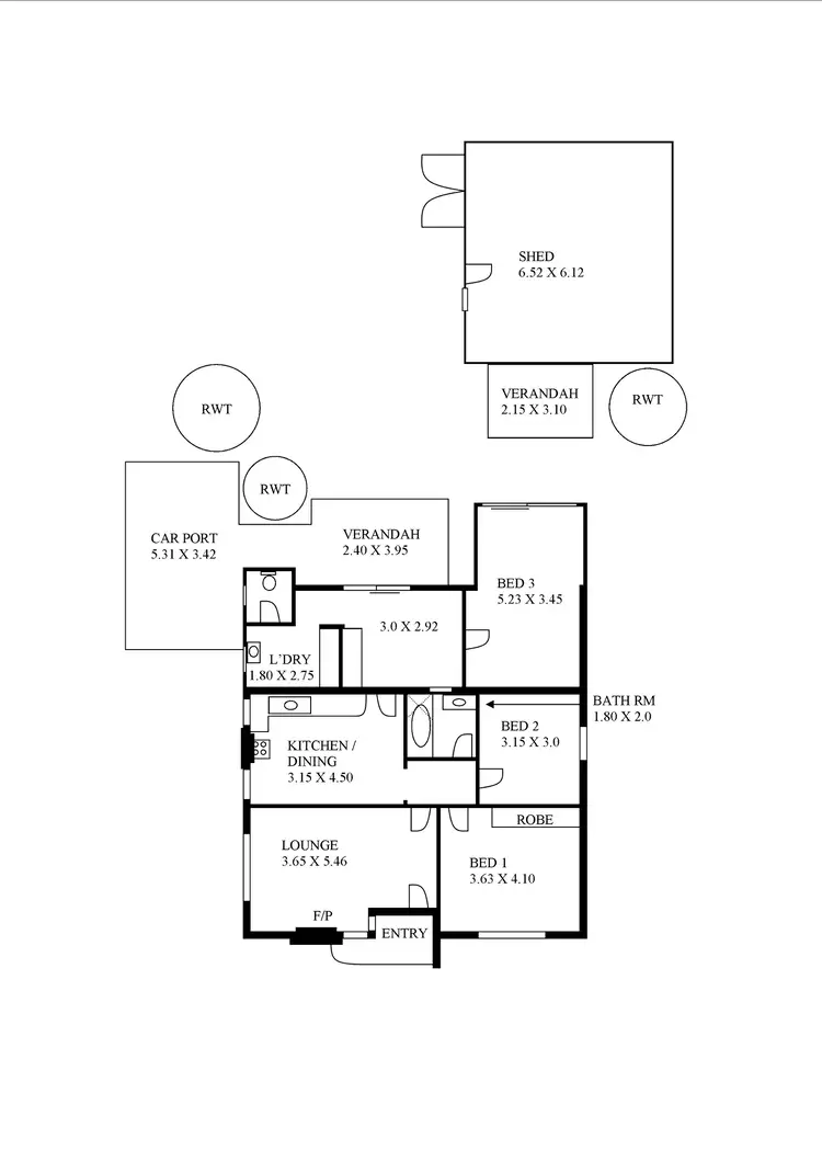 Floorplan of Homely house listing, 7 Short Street, Port Lincoln SA 5606