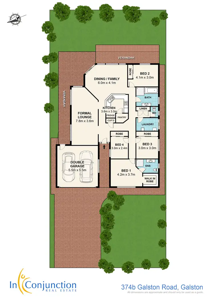 Floorplan of Homely house listing, 374B Galston Road, Galston NSW 2159