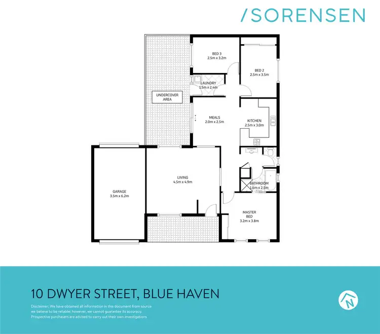 Floorplan of Homely house listing, 10 Dwyer Street, Blue Haven NSW 2262