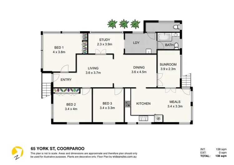 Floorplan of Homely house listing, 65 York Street, Coorparoo QLD 4151