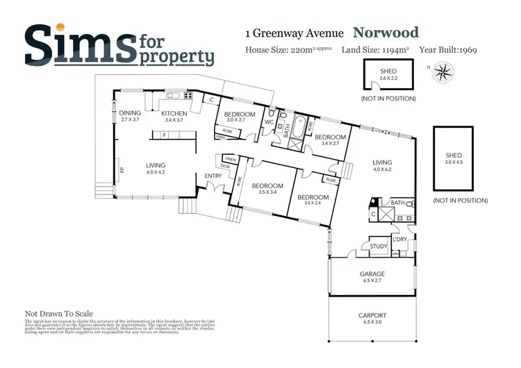 Floorplan of Homely house listing, 1 Greenway Avenue, Norwood TAS 7250