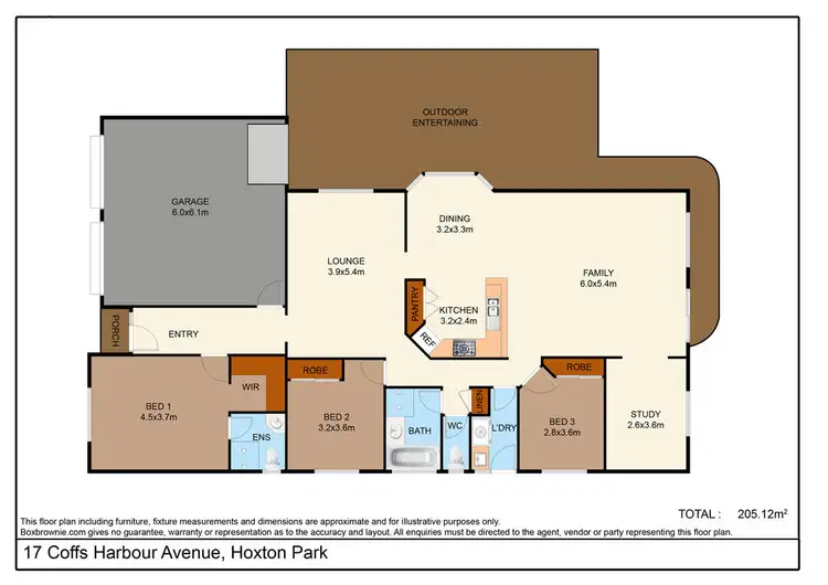 Floorplan of Homely house listing, 17 Coffs Harbour Avenue, Hoxton Park NSW 2171