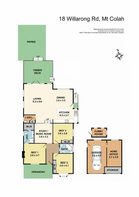 Floorplan of Homely house listing, 18 Willarong Road, Mount Colah NSW 2079